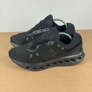 On Cloudsurfer Athletic Running Shoes Womens 9 Black Low Top Missing Laces